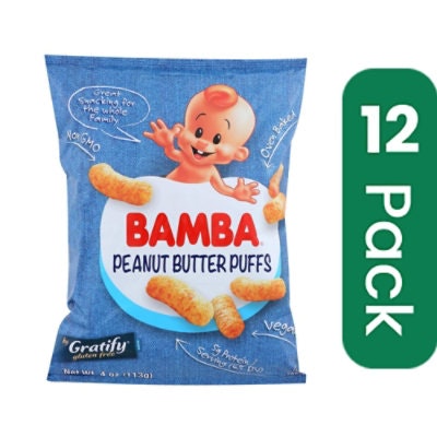 Gratify - Bamba Peanut Puffs 4 oz (Pack of 12)