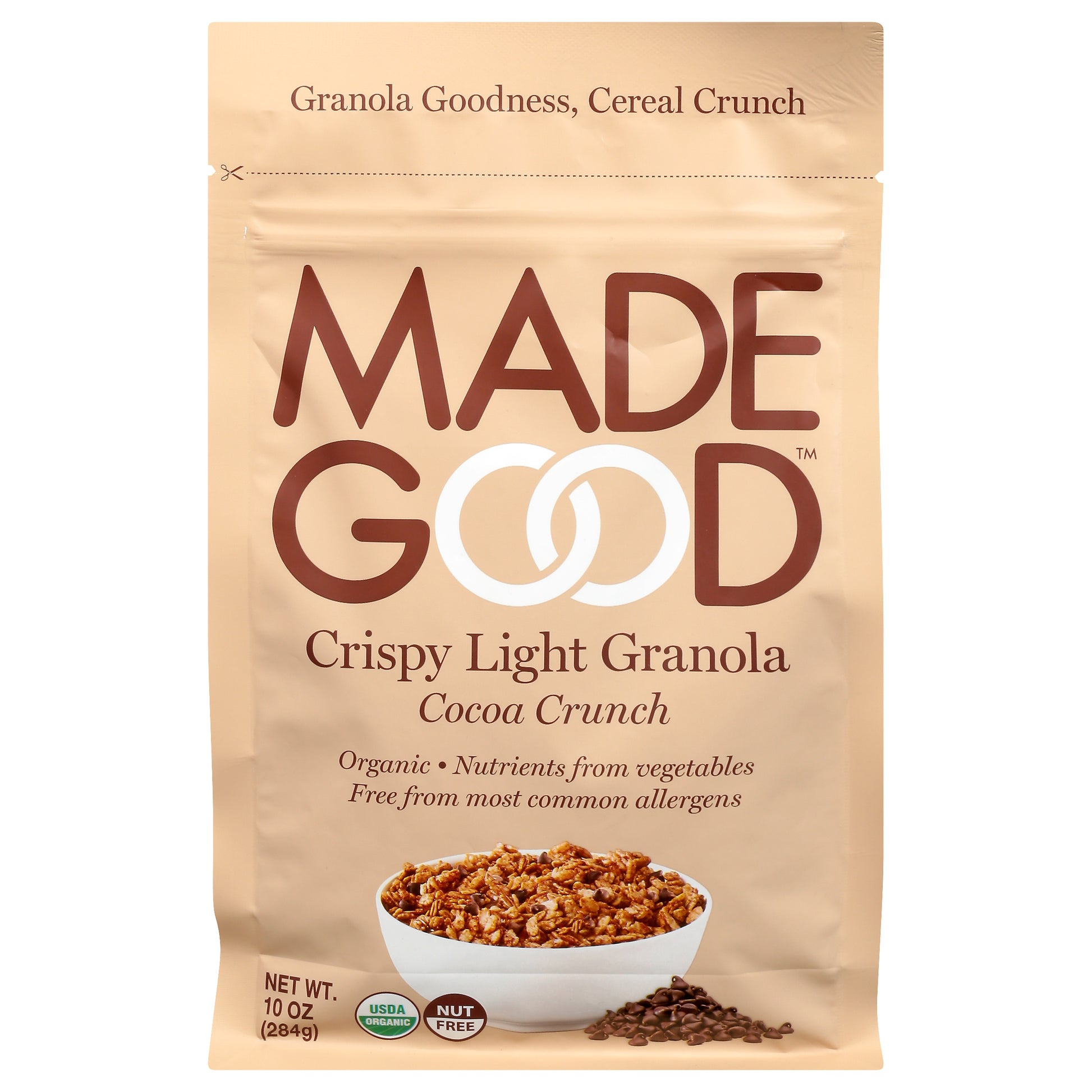 Madegood Granola Cocoa Crunch Light 10 oz (Pack Of 8)