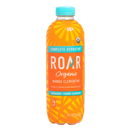 Roar Beverages Mango Clementine Organic 18 FO (Pack Of 12)