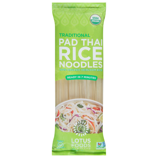Lotus Foods Pad Thai Noodles Organic Traditional 8 oz (Pack Of 8)