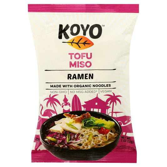 Koyo Soup Ramen Tofu & Miso 2 Oz Pack of 12