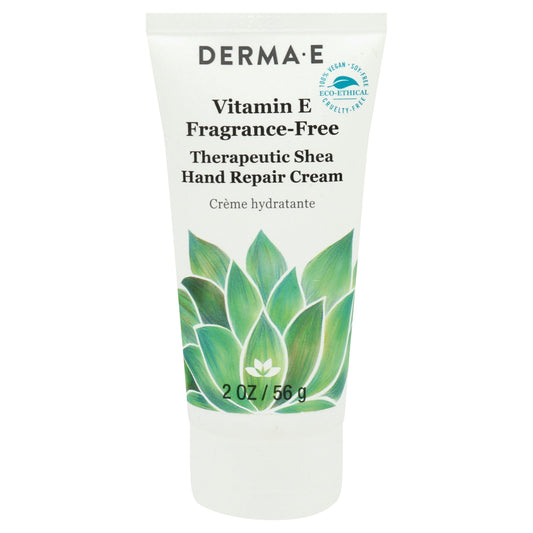 Derma E Hand Cream Vitamin E Fragance Free 2 Oz