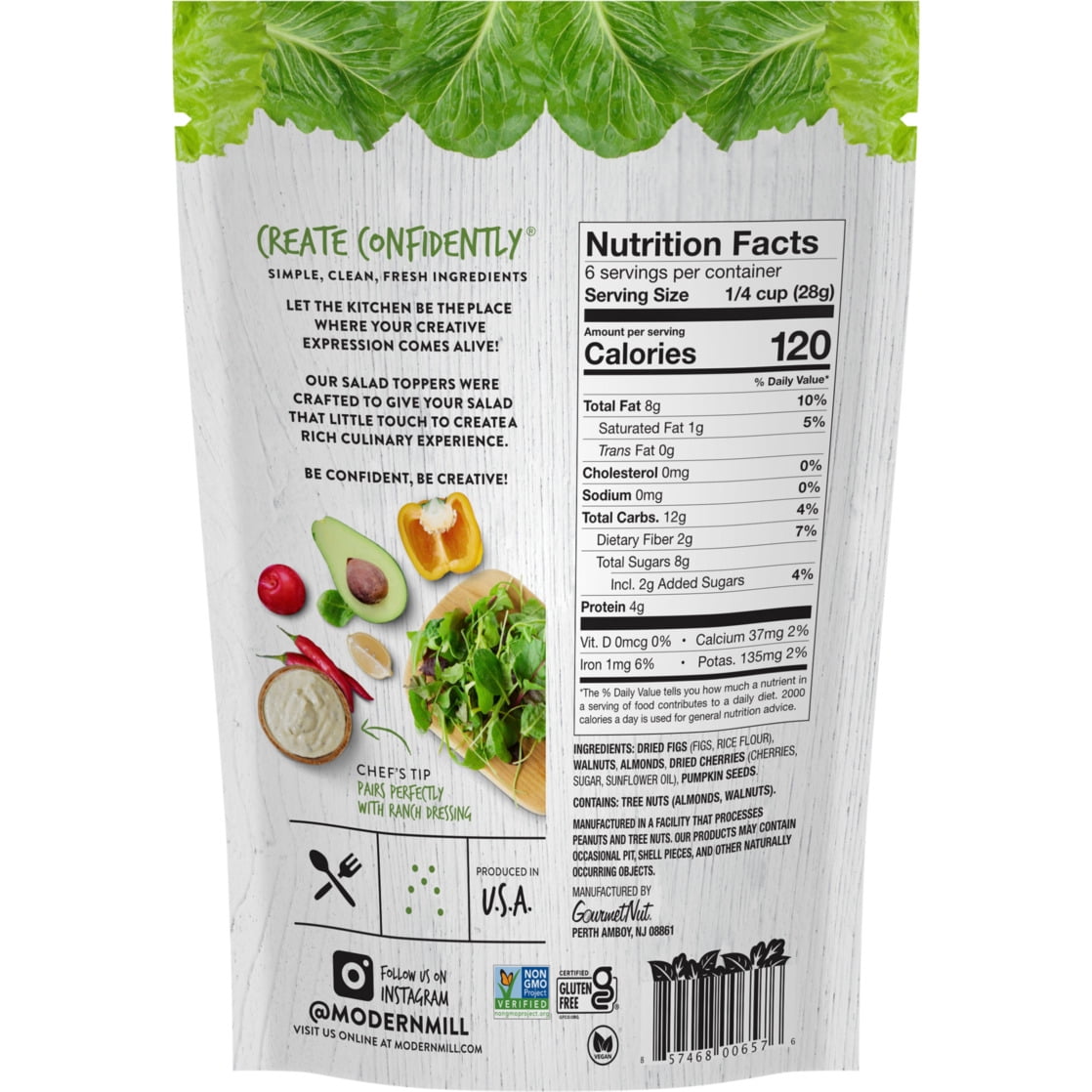 MODERN MILL (Pack of 12) Modern Mill Salad Topper Farm Fresh 6 Oz