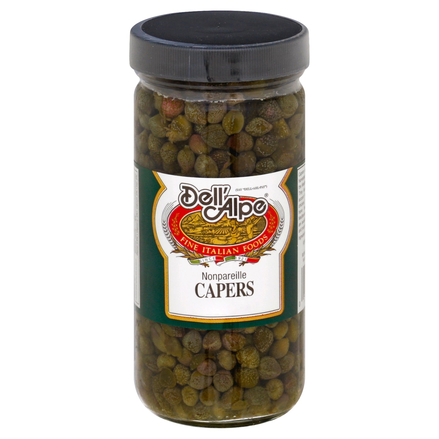 Dell Alpe Capers Nonpareile 8 Oz (Pack Of 12)