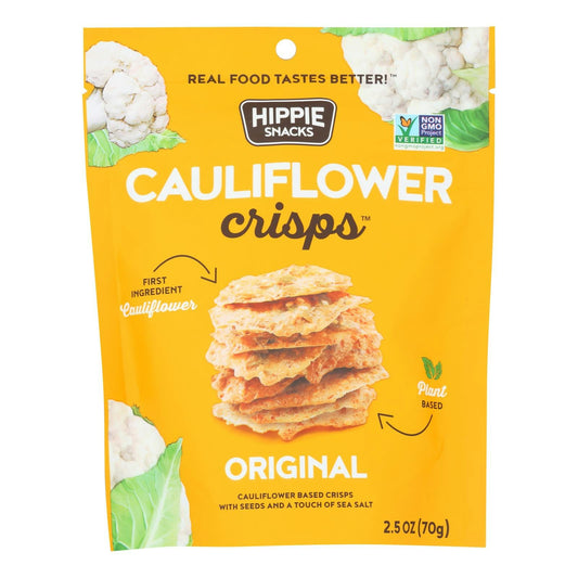 Hippie Snacks - Cauliflower Crisps Original 2.5 oz (Pack of 8)
