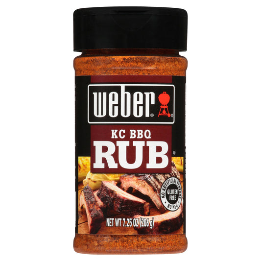 Weber Spice Rub Kc Barbeque 7.25 Oz (Pack of 6)