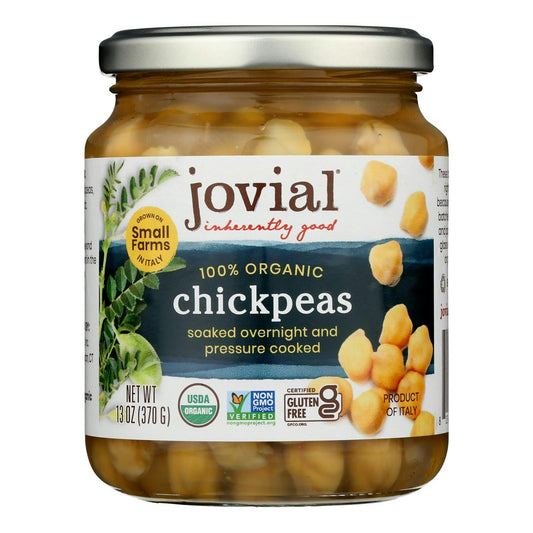 Jovial Beans Chickpea Organic - 13 oz (Pack of 6)