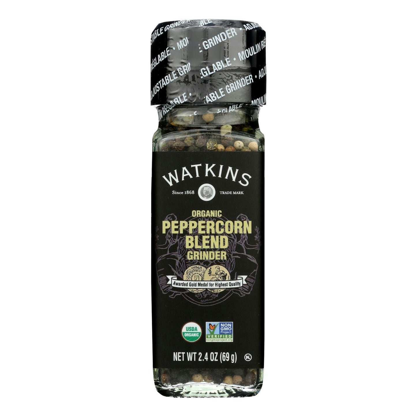 Watkins - Peppercorn Blend Grinder 2.4 oz (Pack of 3)