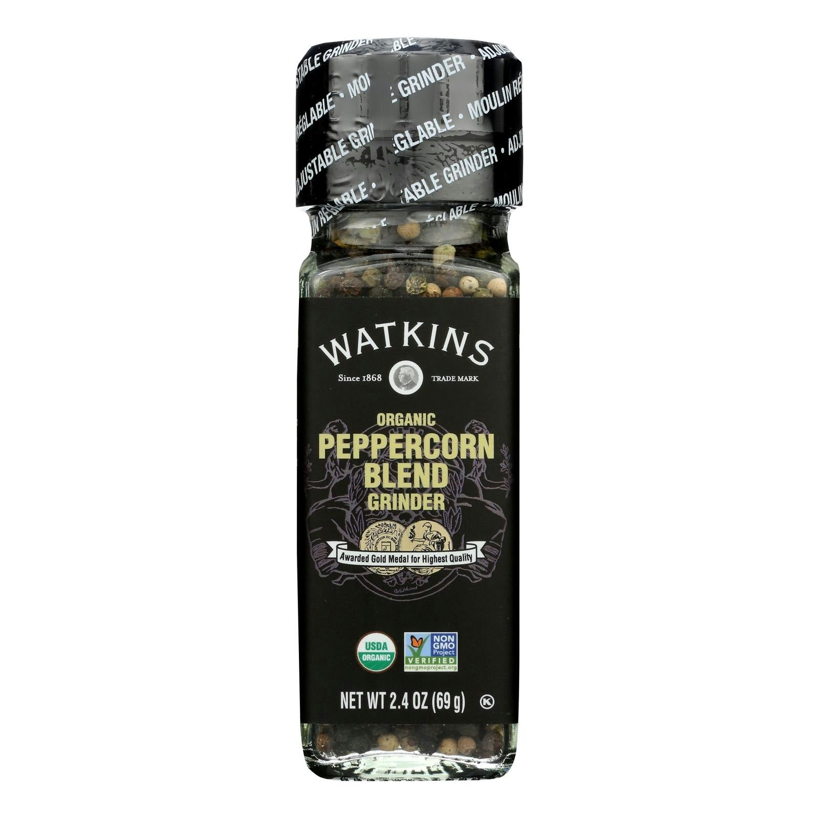 Watkins - Peppercorn Blend Grinder 2.4 oz (Pack of 3)
