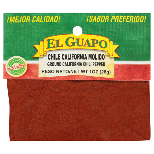 El Guapo Chili Pepper California 1 oz (Pack Of 18)
