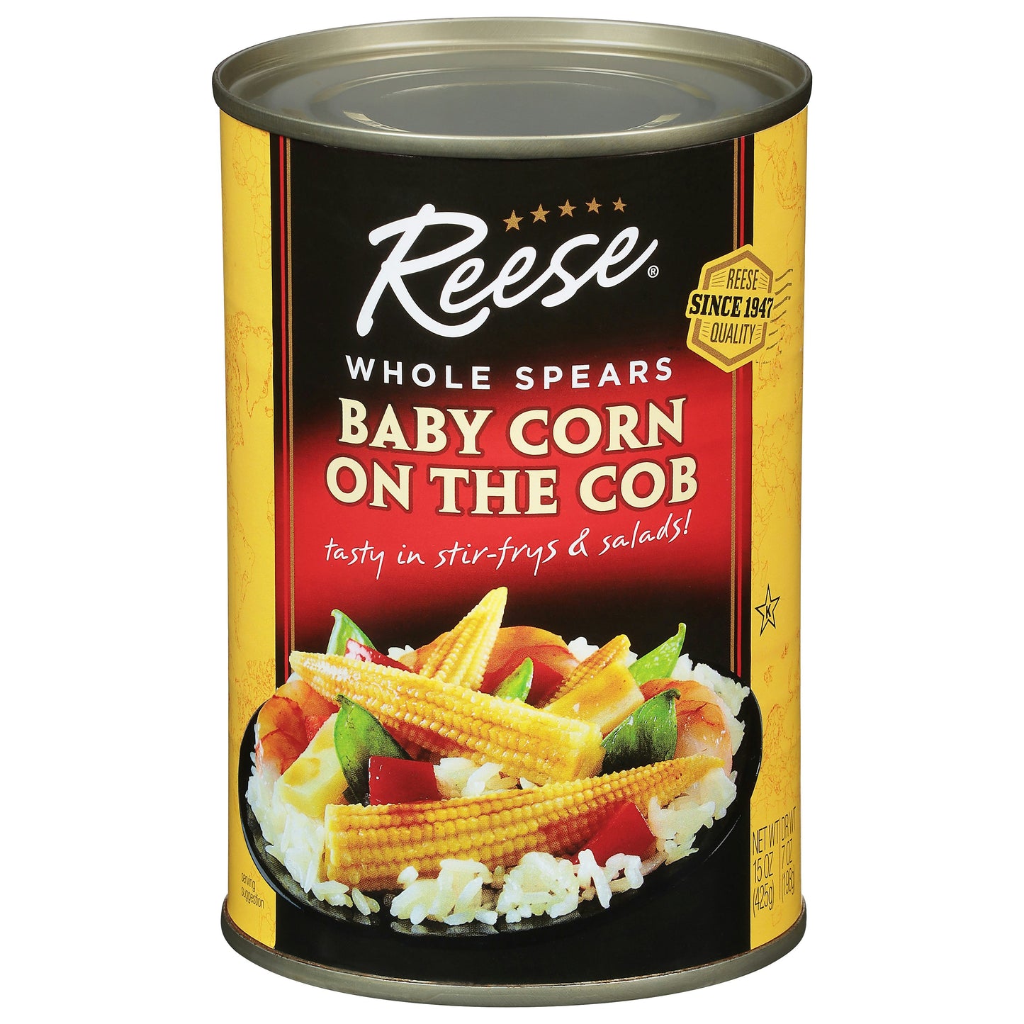 Reese Baby Corn Tin 15 oz (Pack of 12)