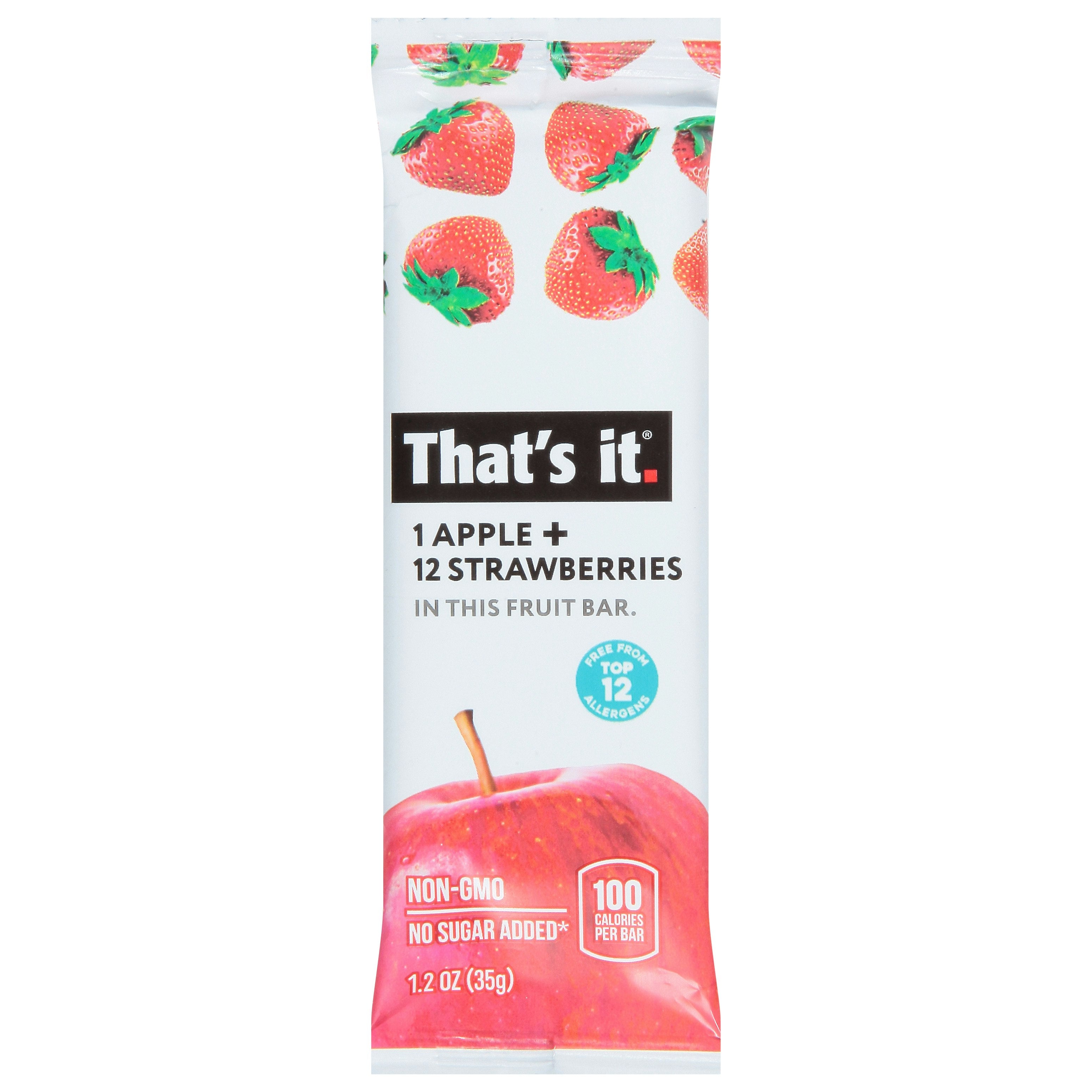 That's It Bar Fruit Apple Strawberry