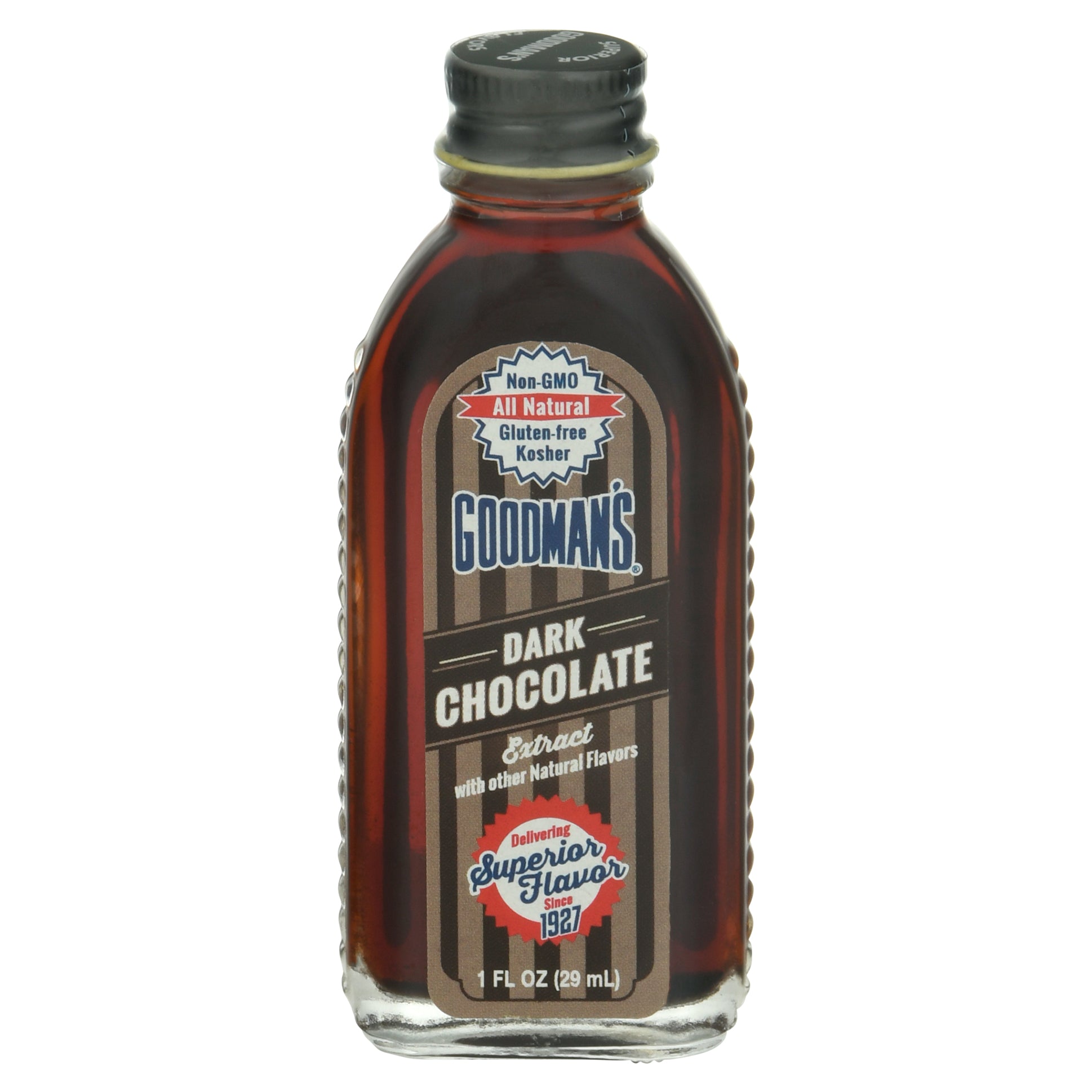 Goodmans Extract Chocolate Dark 1 FO (Pack Of 6)