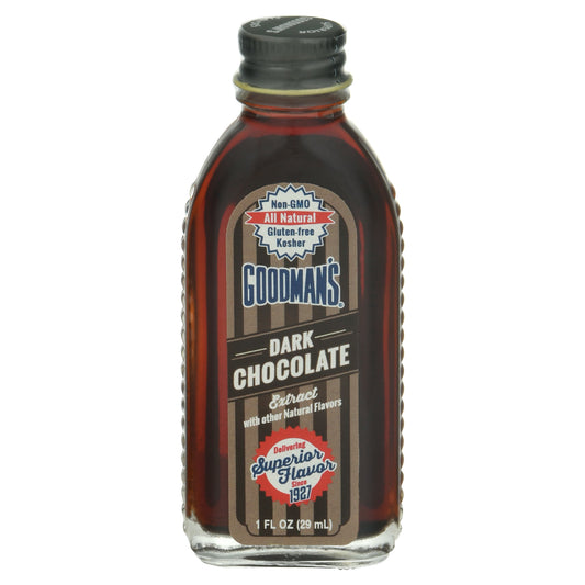 Goodmans Extract Chocolate Dark 1 FO (Pack Of 6)
