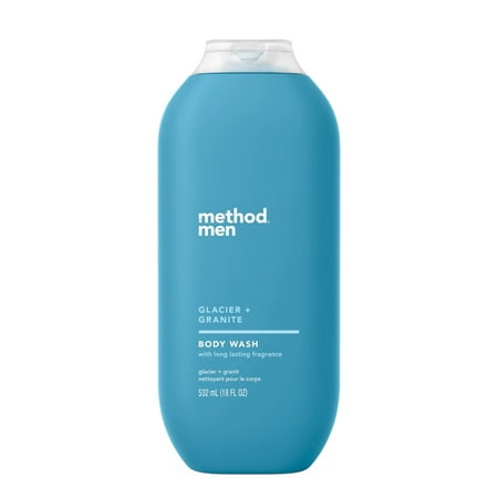 METHOD HOME CAR (Pack of 6) Method Home Care Wash Body Mens Glacier Granite Body Wash 18 Fl Oz
