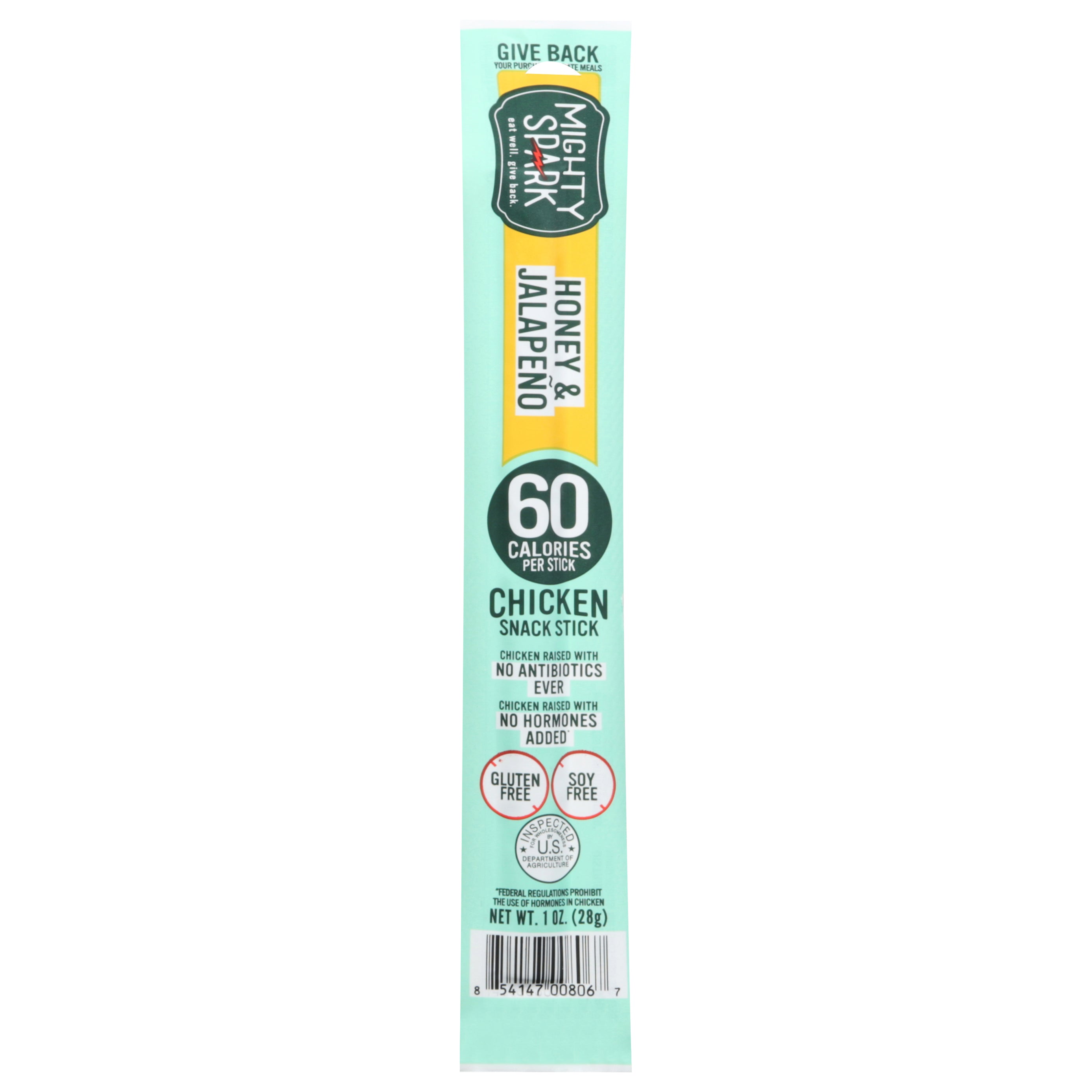 Mighty Spark Stick Snack Honey Jalapeno