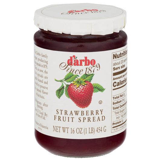 Darbo Fruit Spread Garden Strawberry 16 Oz (Pack Of 6)