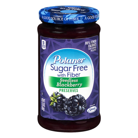 Polaner Preserve Sugar free Blackberry 13.5 Oz (Pack Of 12)