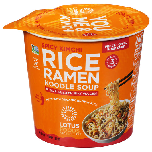 Lotus Foods Noodle Bowl Kimchi Organic 1.98 oz (Pack Of 6)