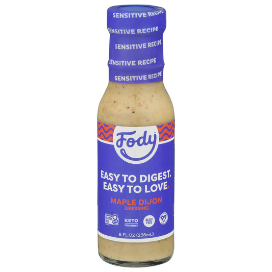 Fody Food Co Dressing Maple Dijon 8 FO (Pack Of 6)