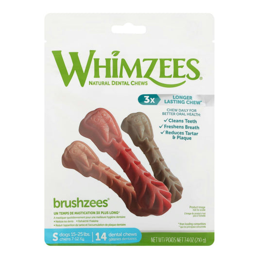 Whimzees - Dental Chew Small 7.4 oz (Pack of 4)
