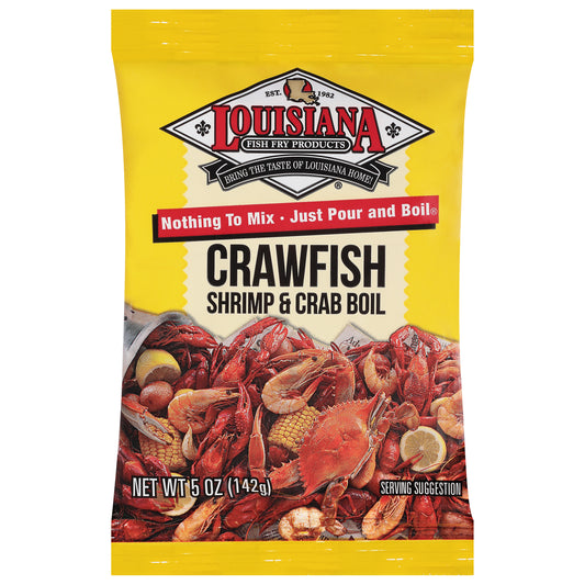 Louisiana Fish Fry Boil Crawfish Crab Shrimp 5 oz (Pack Of 24)