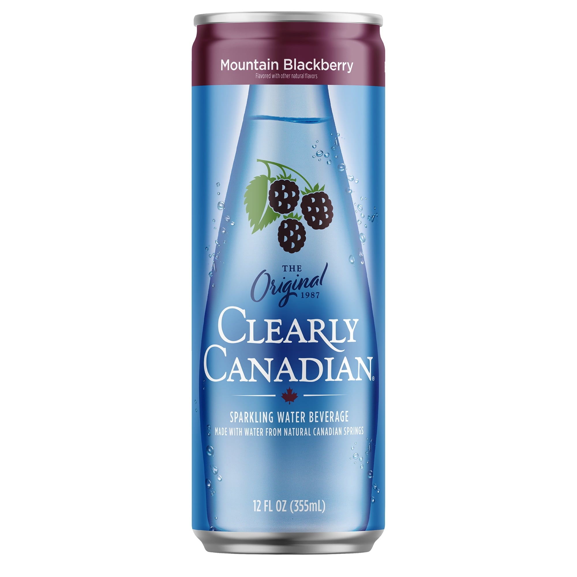 Clearly Canadian Water Sparkling Mountain Blackberry