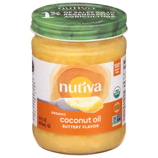 Nutiva Oil Coconut Buttery 14 FO (Pack Of 6)