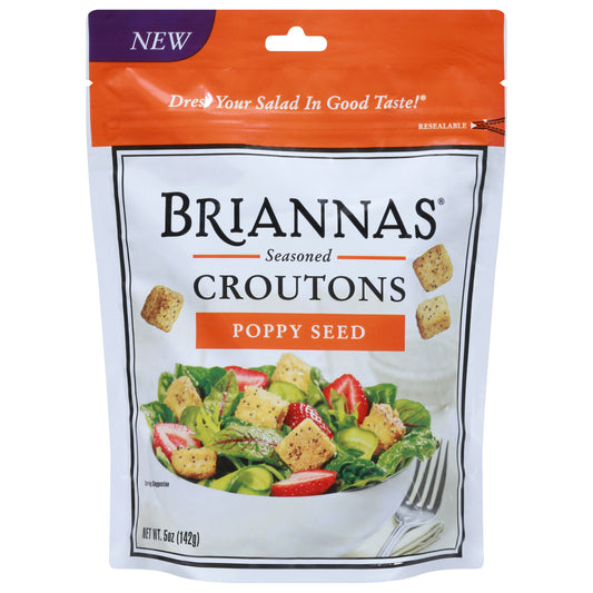 Briannas Croutons Sweet Onion 5 Oz (Pack of 6)