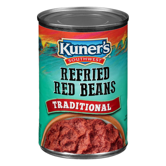 Kuners Beans Refried Red Traditional 16 oz (Pack Of 12)