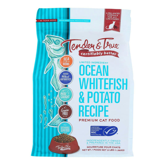 Tender & True Cat Food Ocean Whitefish And Potato 3 lb (Pack of 6)