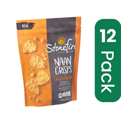 Stonefire Crisps Naan Classic Cheddar