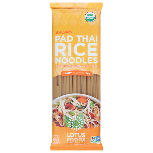 Lotus Foods Pad Thai Noodles Organic Brown Rice 8 oz (Pack Of 8)