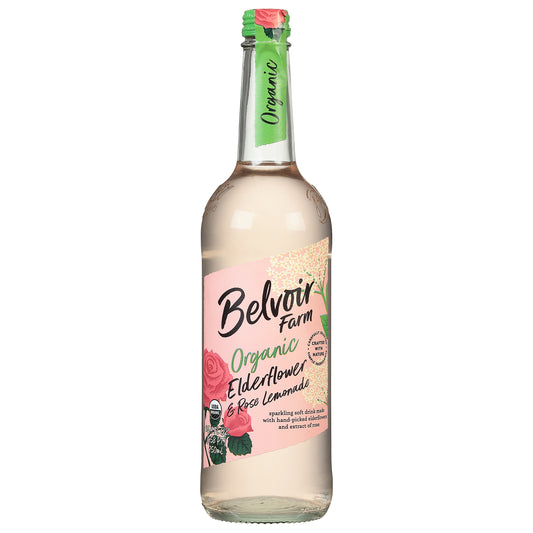 Belvoir Beverage Elderflower Rose Lemon Organic 25.4 Fl Oz (Pack Of 6)