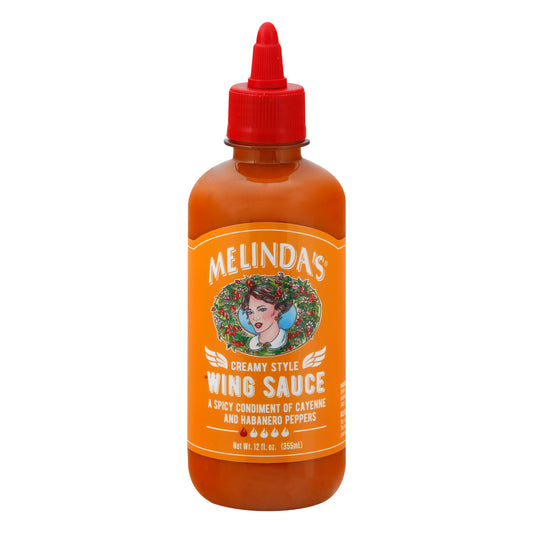 Melindas Sauce Wing Creamy Style 12 oz (Pack Of 6)