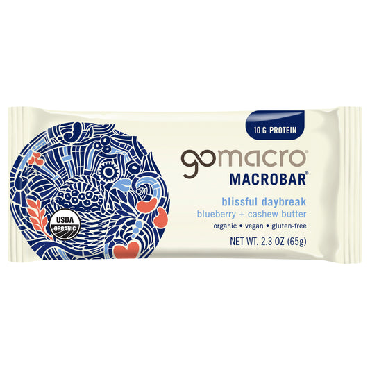 Gomacro Bar Cashew Blueberry 2.3 oz (Pack Of 12)