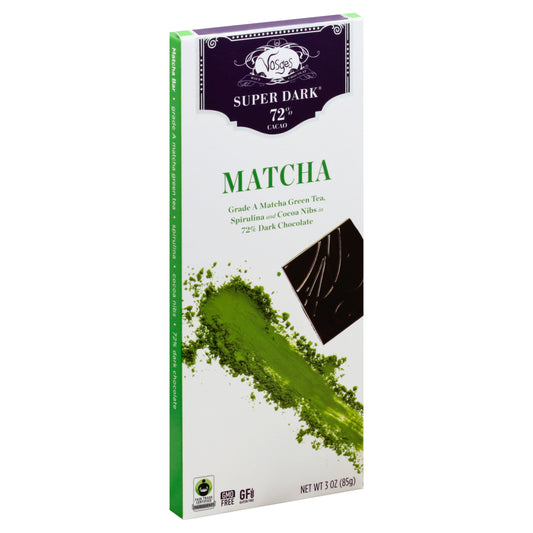 Vosges Haut Chocolate Bar Dark Matcha Grain T 3 oz (Pack Of 12)