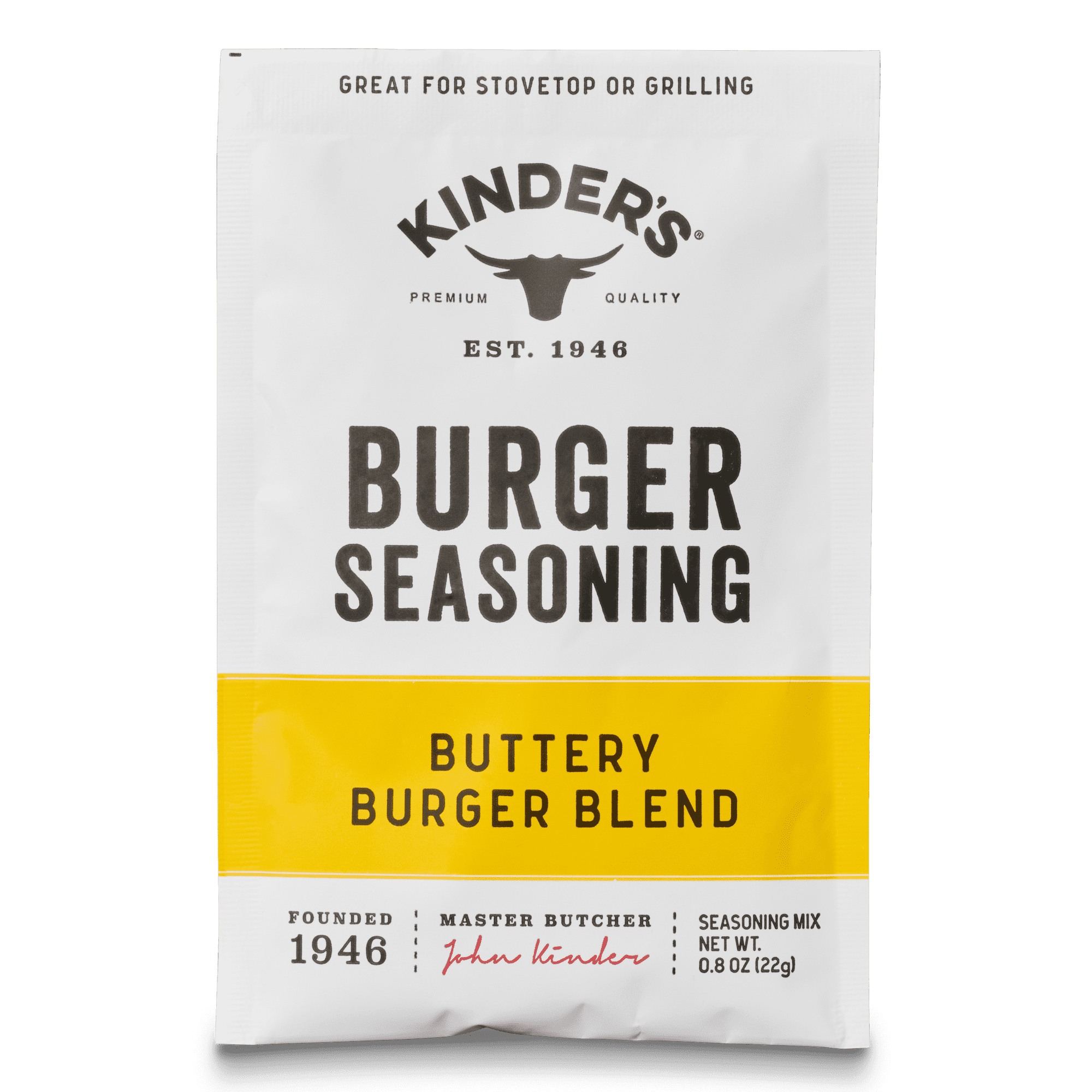 KINDERS (Pack of 30) Kinders Buttery Burger Blend 0.8 Oz