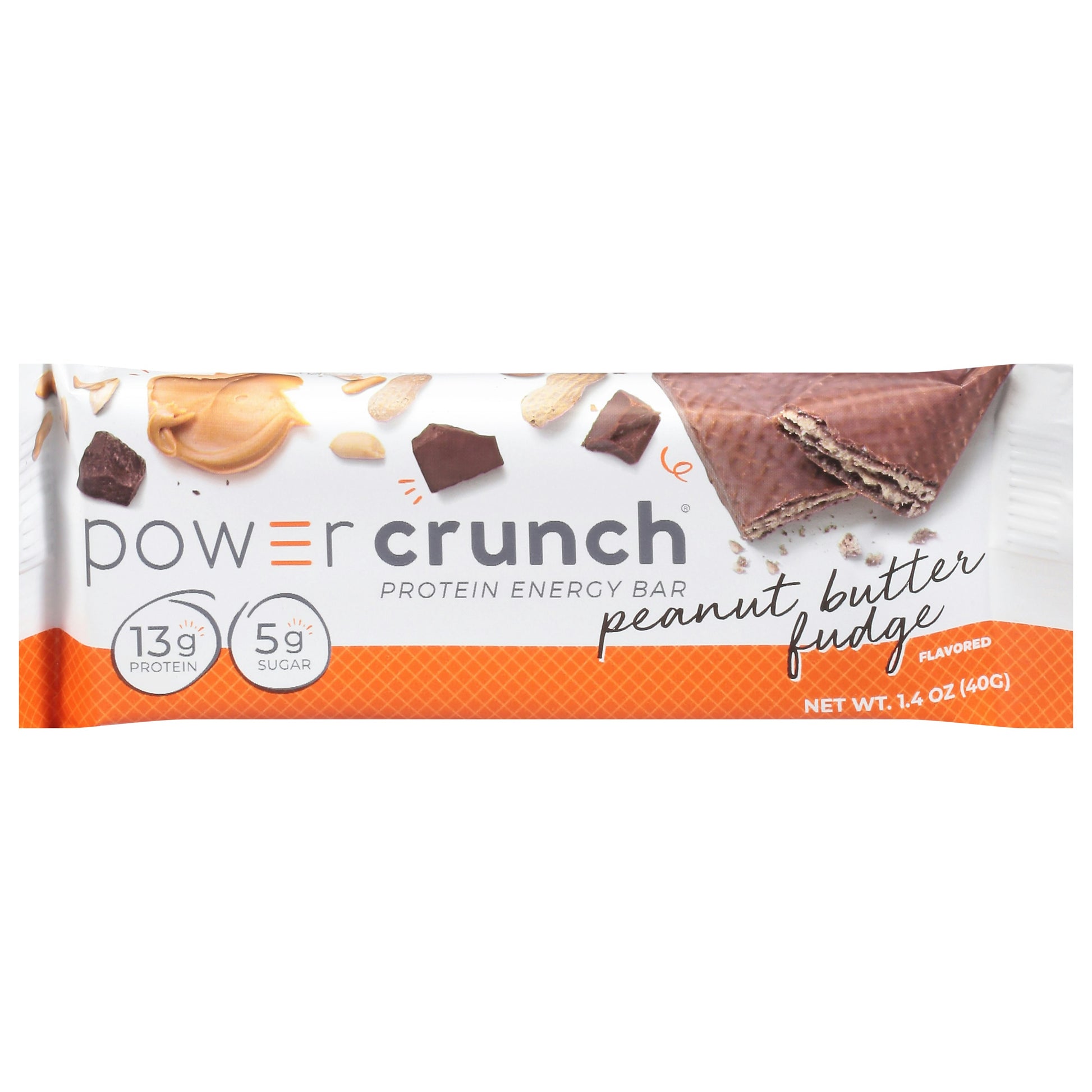Power Crunch Bar Peanut Butter Fudge 40 Gm (Pack of 12)