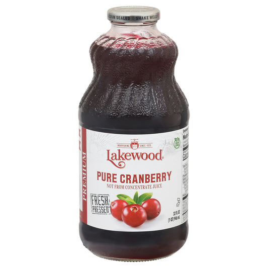Lakewood Juice Cranberry Pure 32 FO (Pack of 6)