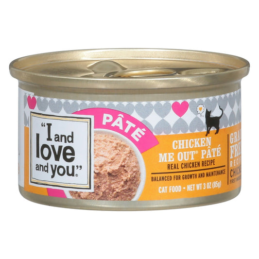 I & Love & You Cat Food Can Chicken Good 3 Oz Pack of 24