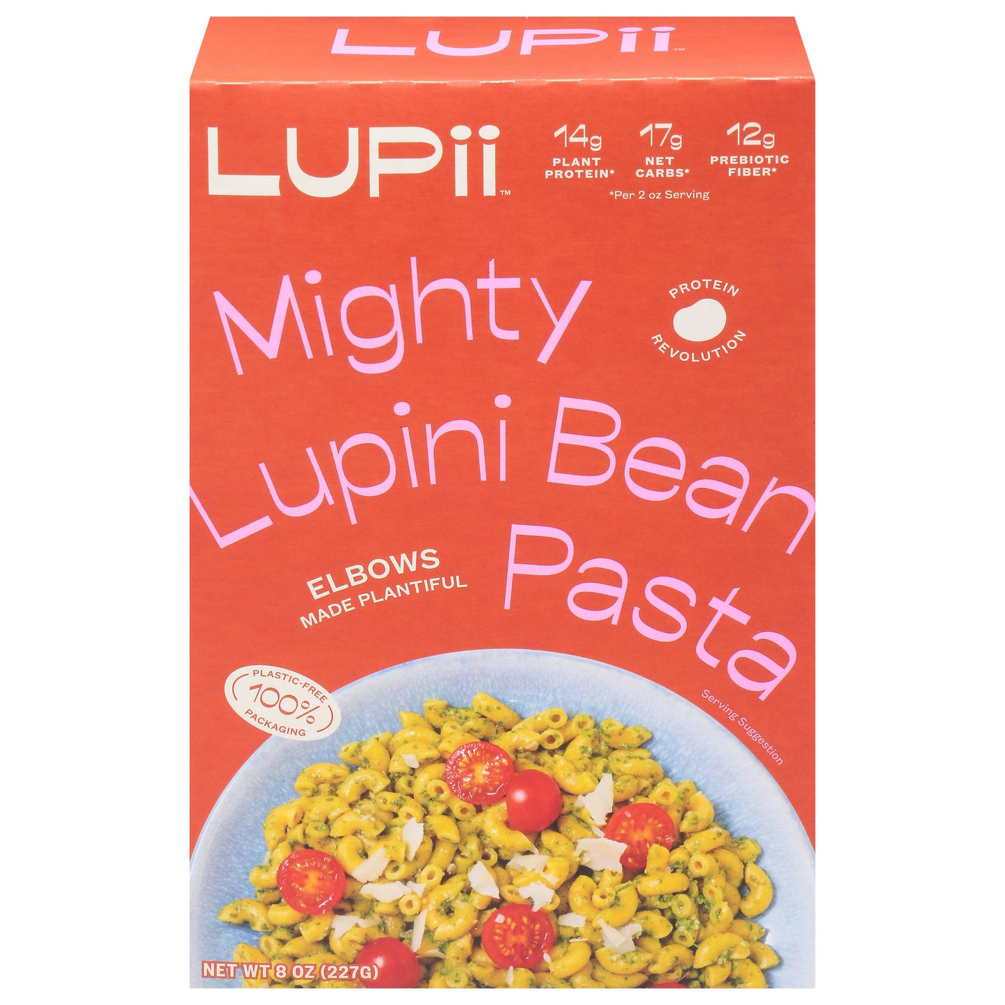 Lupii Pasta Elbows 8 Oz Pack of 6