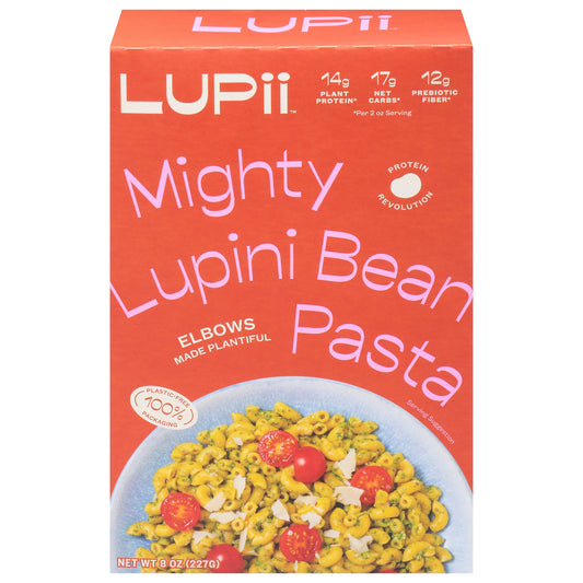 Lupii Pasta Elbows 8 Oz Pack of 6