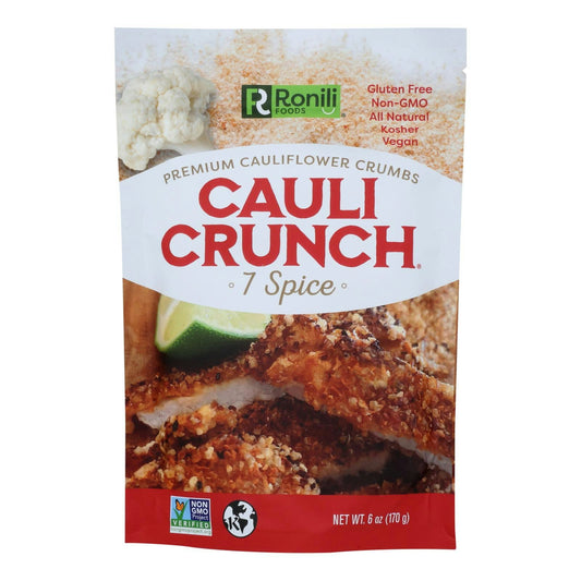 Cauli - crunch - Cauliflower Crumbs 7 Spice - 6 oz (Pack of 6)