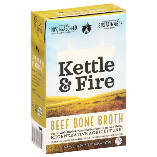 Kettle And Fire Broth Beef Bone Regenerative 16.9 Oz (Pack Of 6)