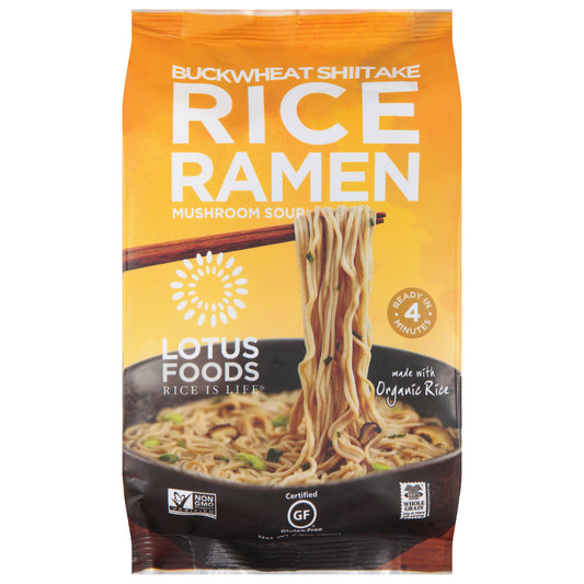 Lotus Foods Ramen Buckwheat Mushroom Organic 2.8 oz (Pack Of 10)