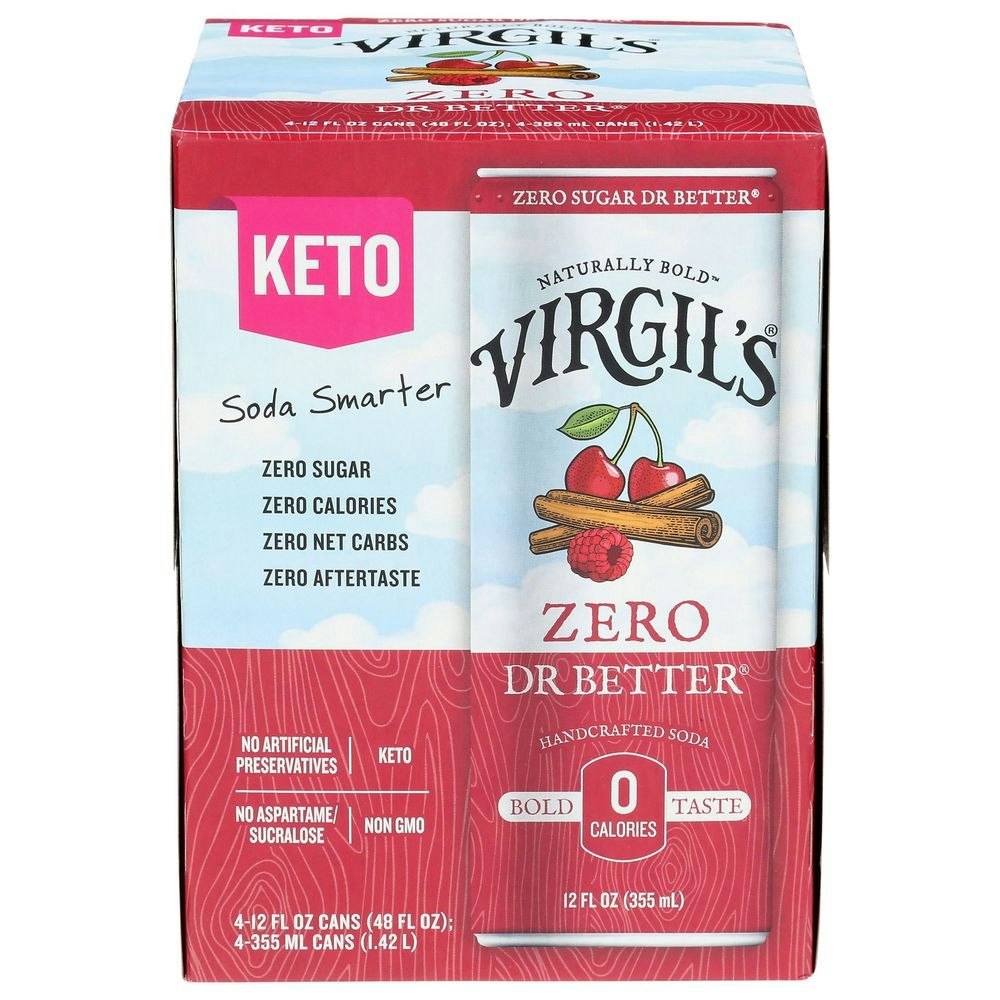 Virgils Dr Better Zero Sugar 48 Fo Pack of 6