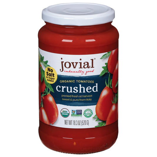 Jovial Tomato Crushed Organic 18.3 Oz (Pack Of 6)