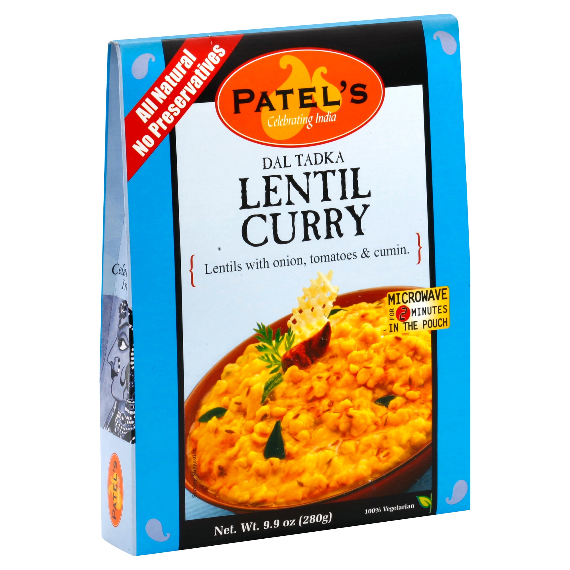 Patel Mix Sauce Lentil Curry 9.9 Oz (Pack Of 10)