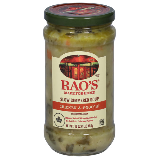 Raos Soup RTE Chicken Gnocchi 16 oz (Pack Of 6)